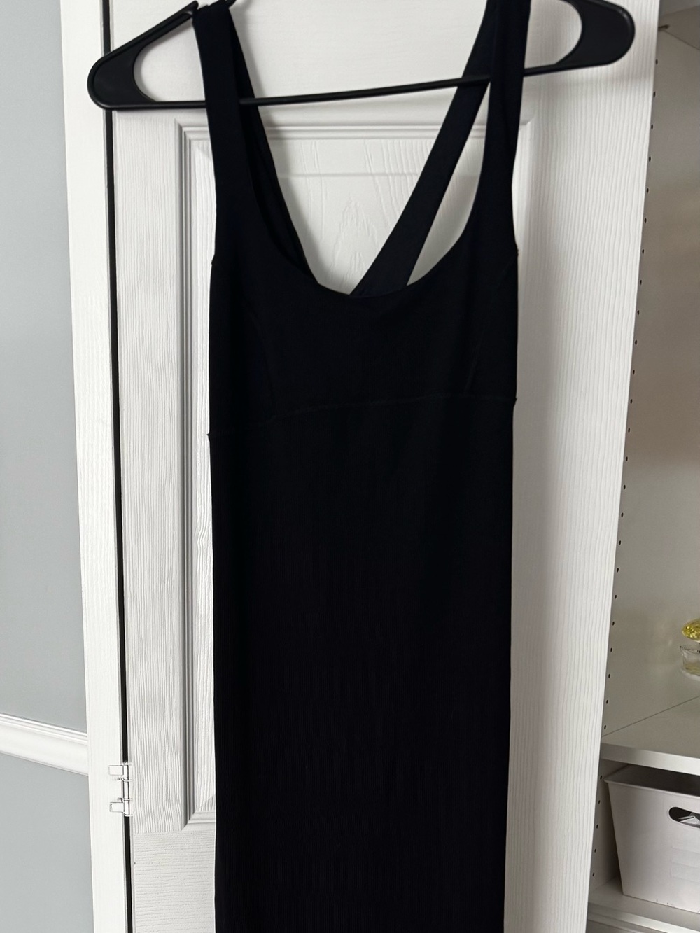Sweaty Betty Black Midi Tank Dress
